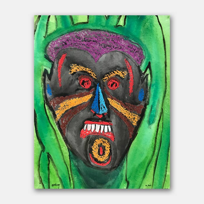 original watercolor painting by artist Mark McKinney