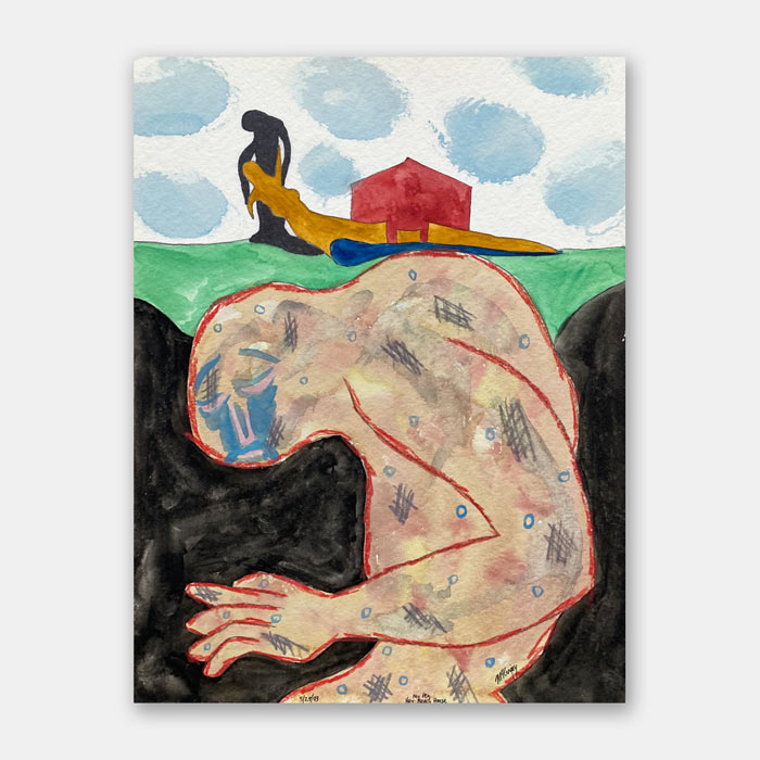 watercolor painting by Mark McKinney