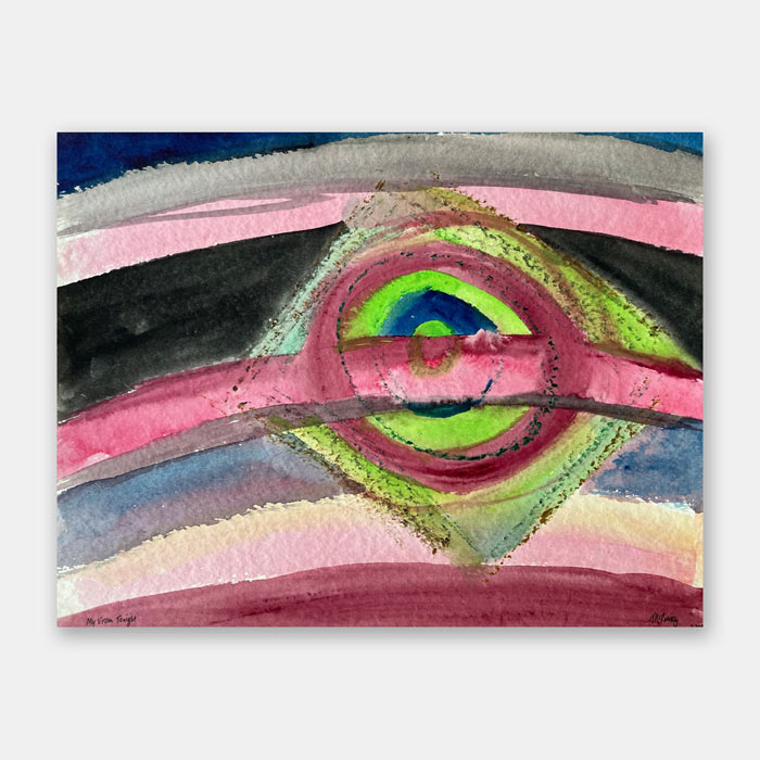 watercolor painting by Mark McKinney