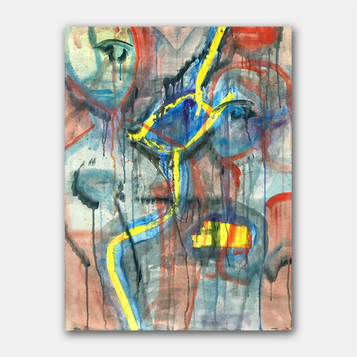 watercolor painting by artist Mark McKinney