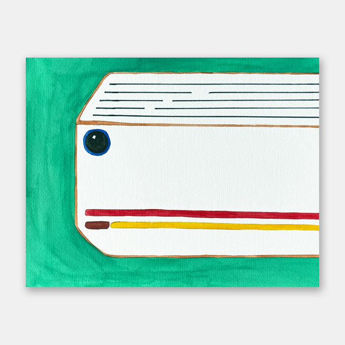 watercolor painting by Mark McKinney