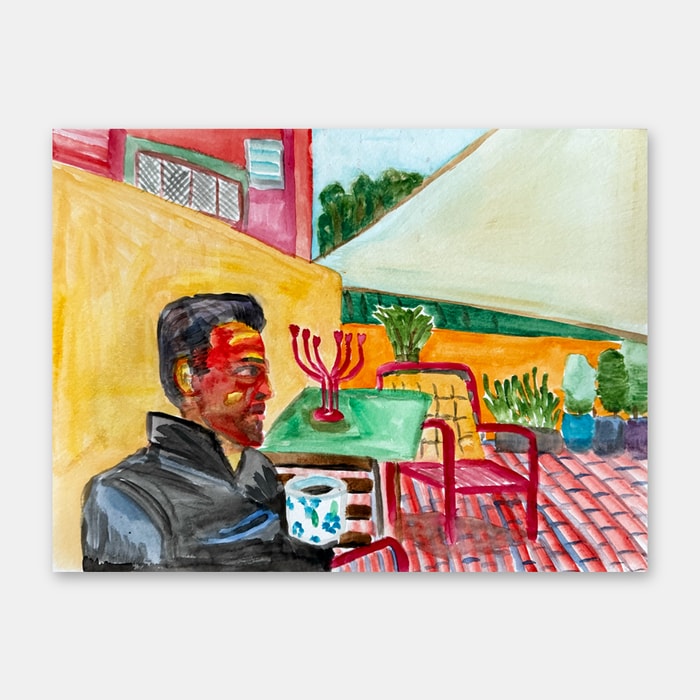 original watercolor painting by artist Mark McKinney