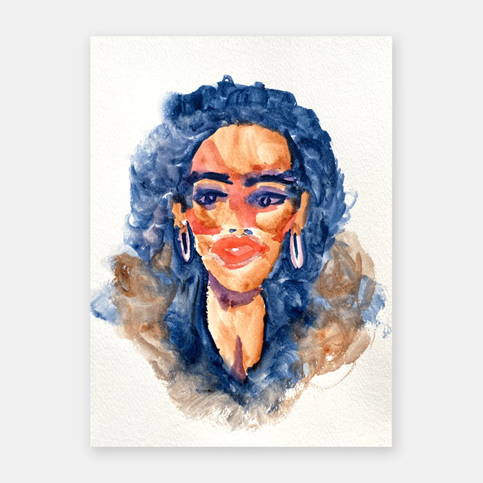 watercolor painting by Mark McKinney