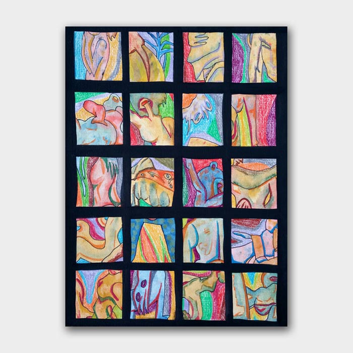 original watercolor painting by artist Mark McKinney