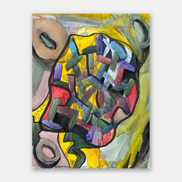 original watercolor painting by artist Mark McKinney