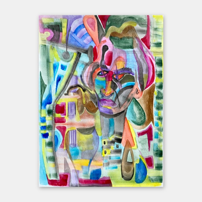 original watercolor painting by artist Mark McKinney