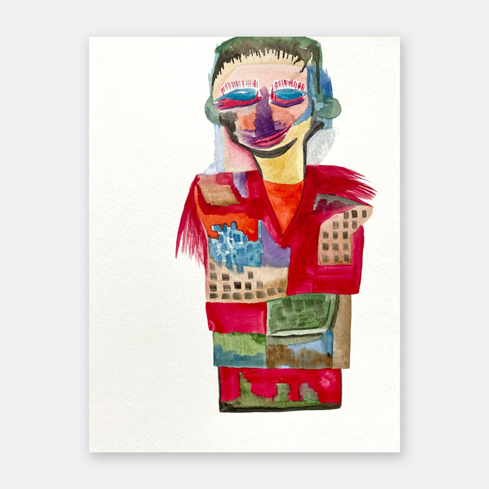 watercolor on paper painting by Mark McKinney