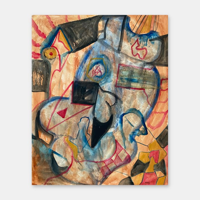 original watercolor painting by artist Mark McKinney