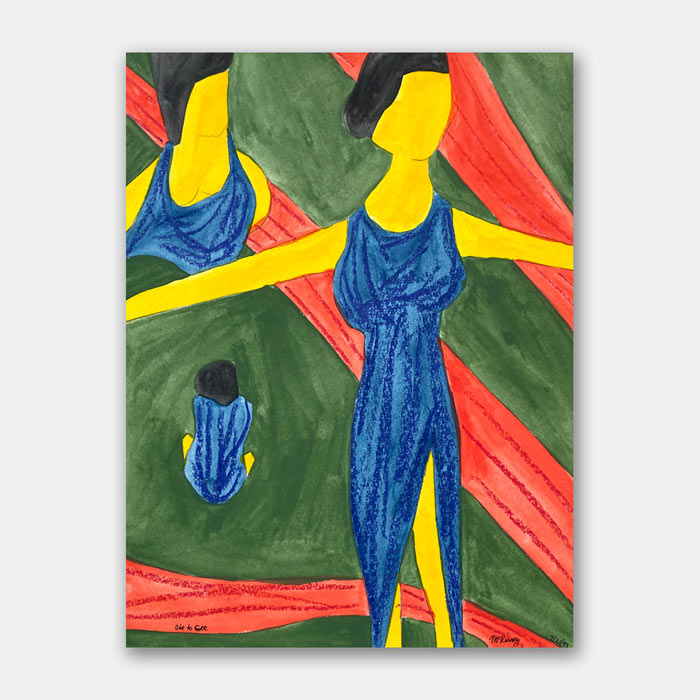 watercolor painting by Mark McKinney