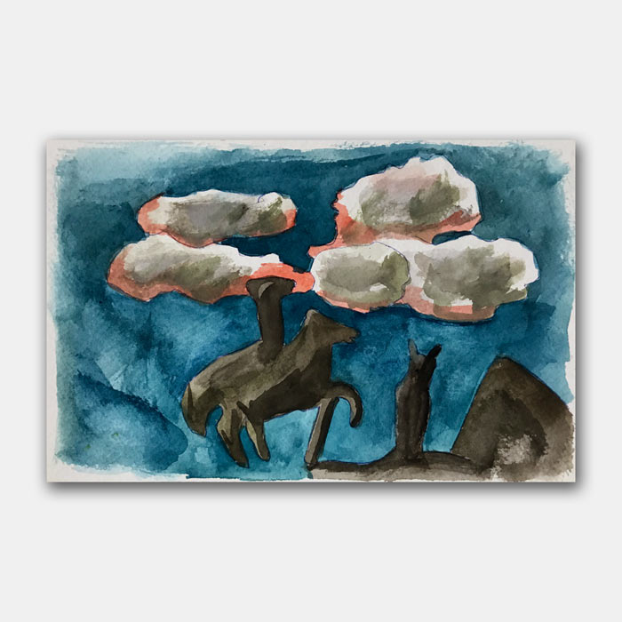 watercolor painting by artist Mark McKinney