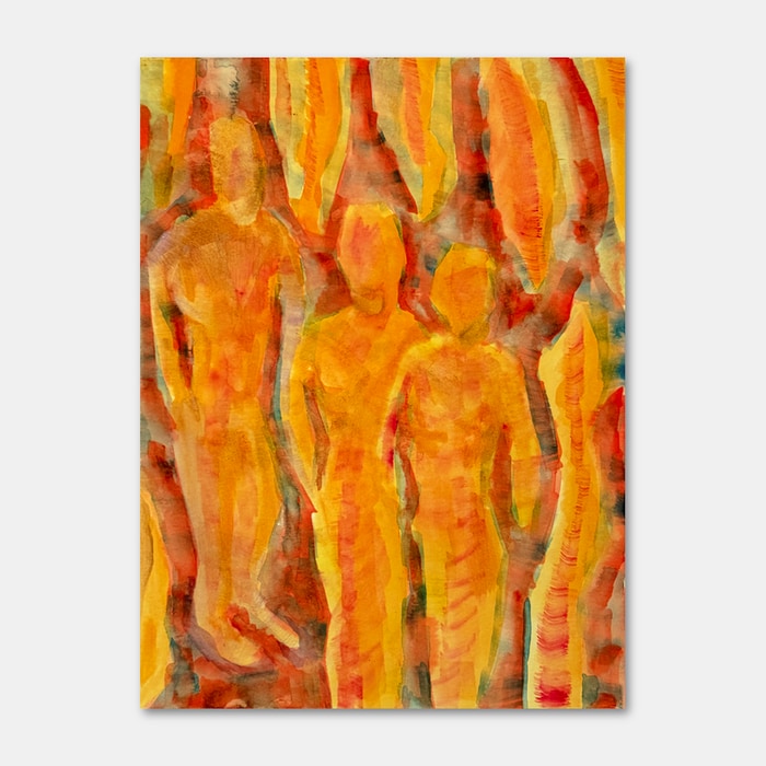 original watercolor painting by artist Mark McKinney