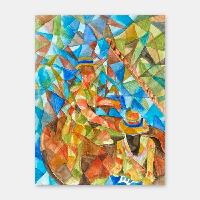 watercolor painting by artist Mark McKinney