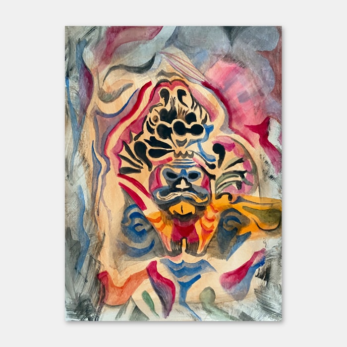 watercolor painting by artist Mark McKinney