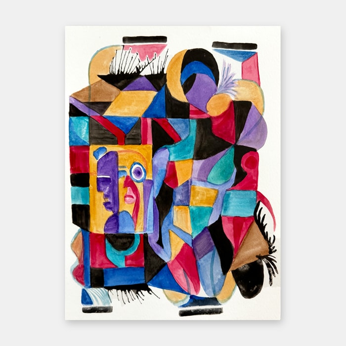 original watercolor painting by artist Mark McKinney