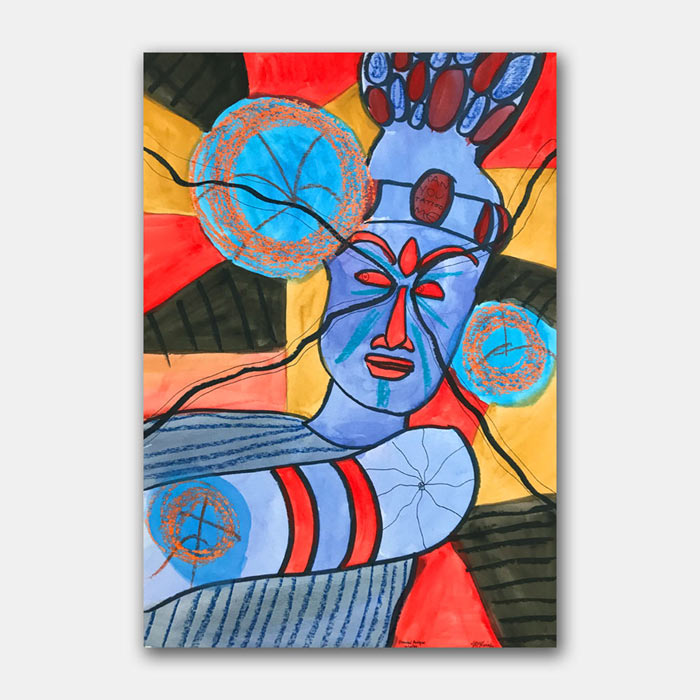 watercolor painting by artist Mark McKinney