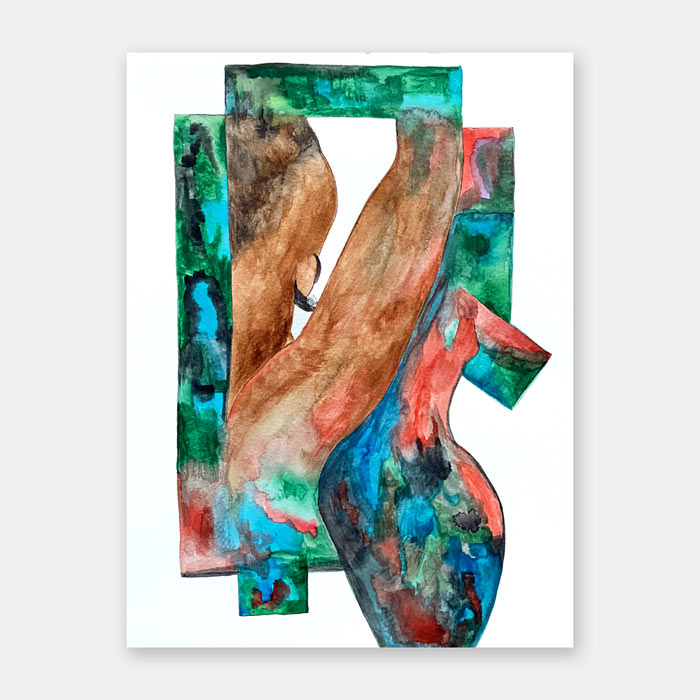 watercolor painting by artist Mark McKinney