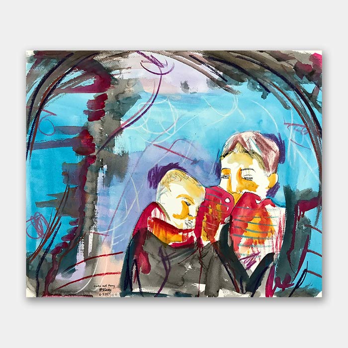 watercolor painting by artist Mark McKinney