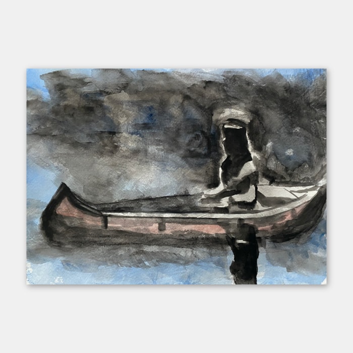 watercolor painting by artist Mark McKinney