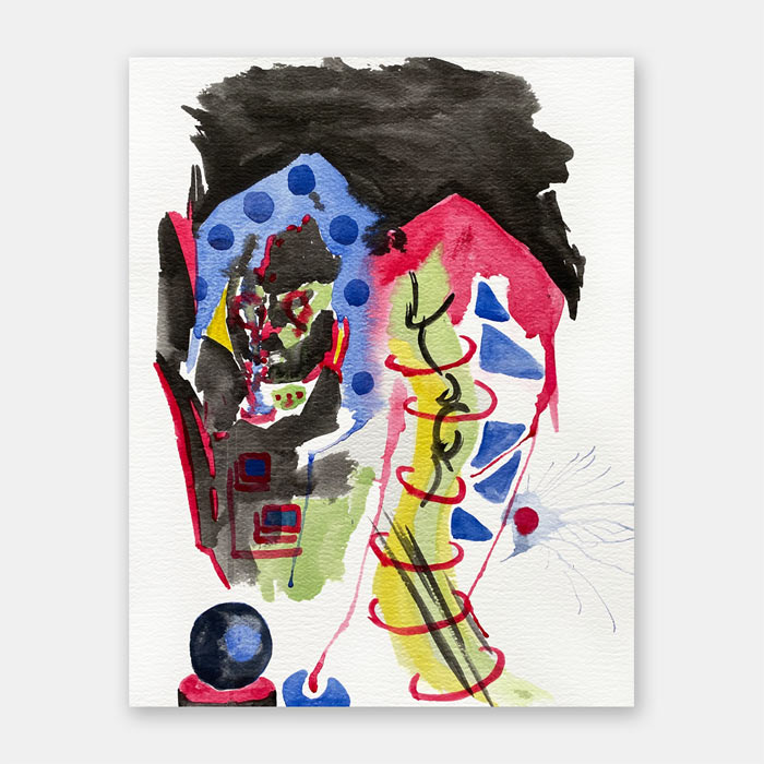 watercolor painting by Mark McKinney