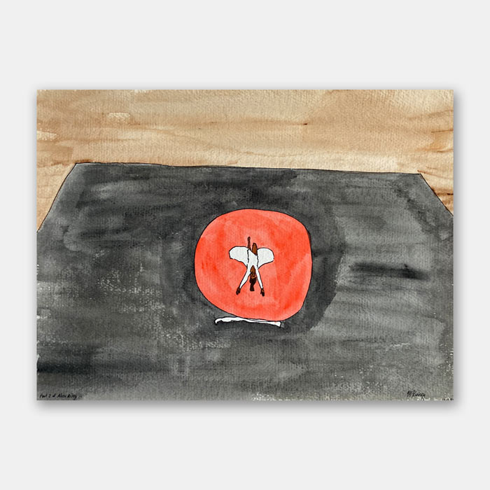 watercolor painting by Mark McKinney