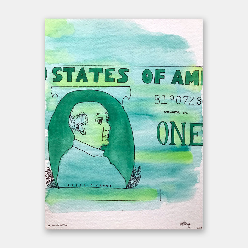 watercolor painting by artist Mark McKinney