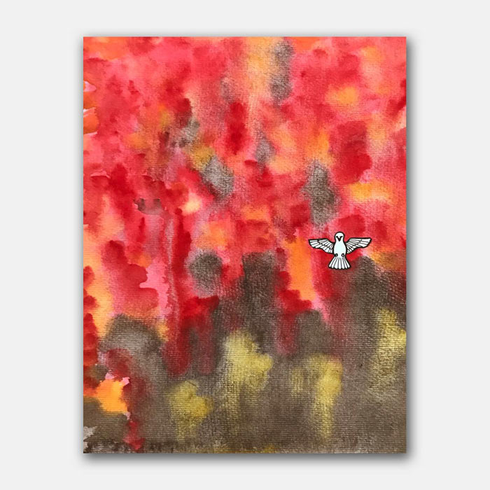 original watercolor painting by artist Mark McKinney