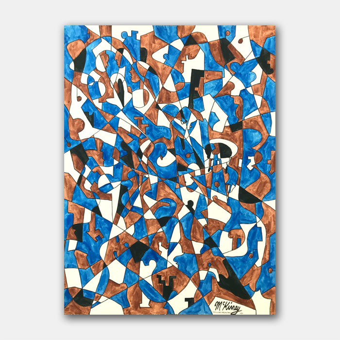 watercolor painting by artist Mark McKinney