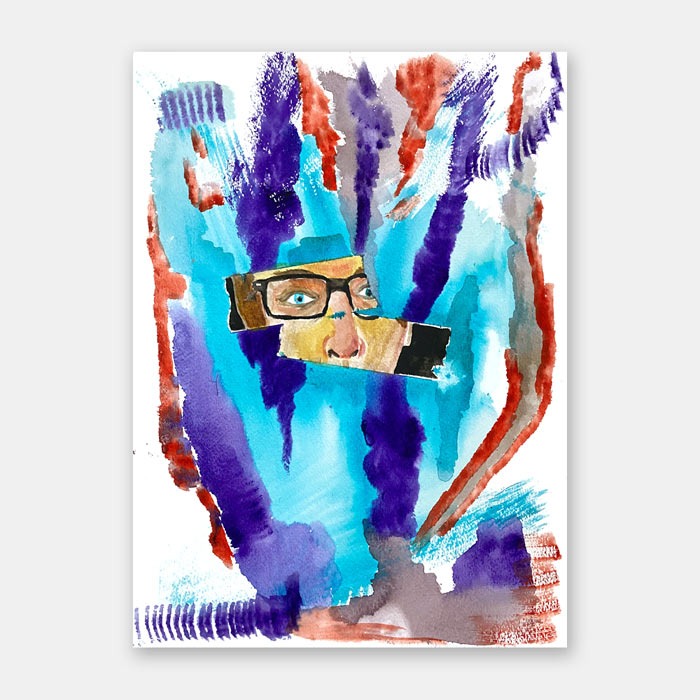 watercolor painting by artist Mark McKinney