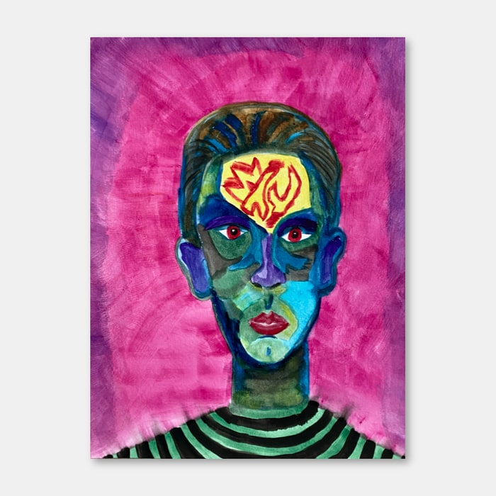 watercolor painting by artist Mark McKinney