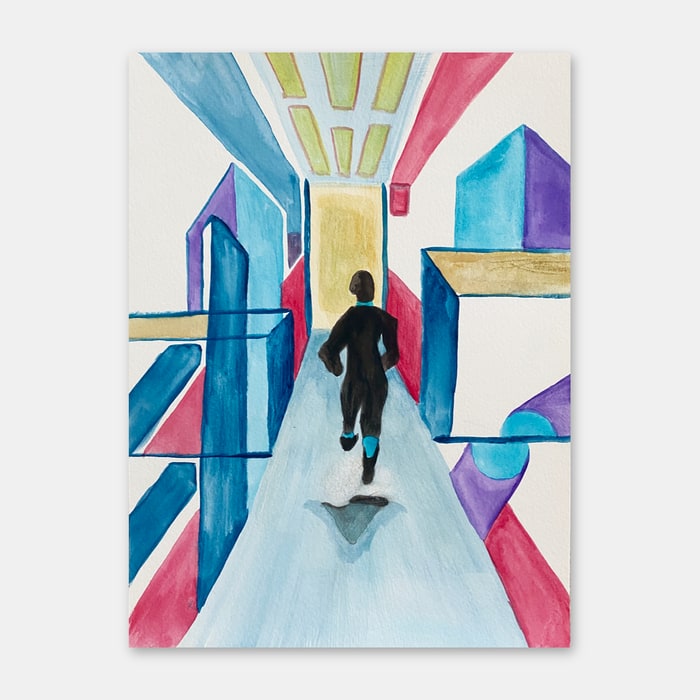 watercolor painting by artist Mark McKinney