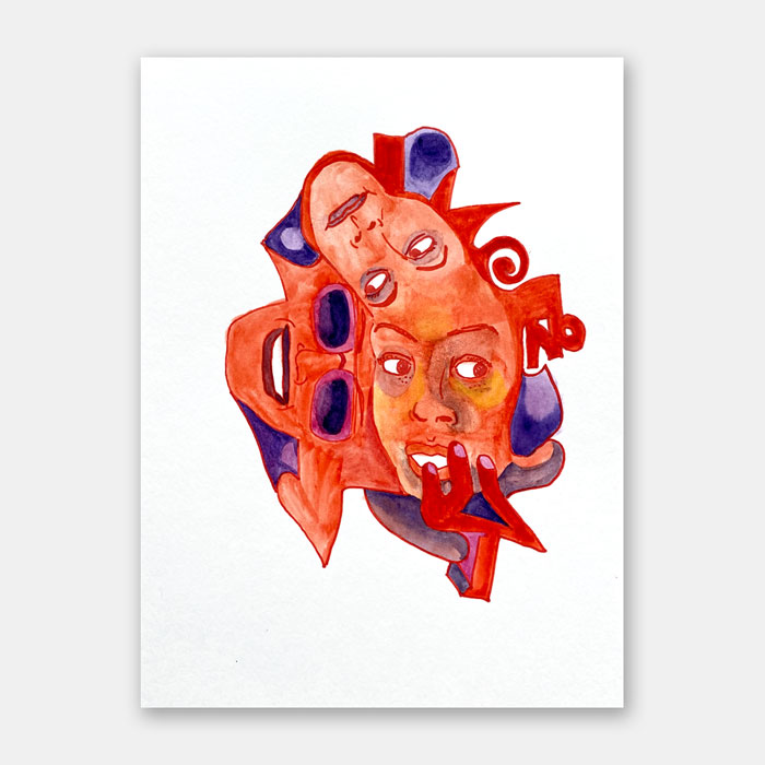 watercolor painting by artist Mark McKinney