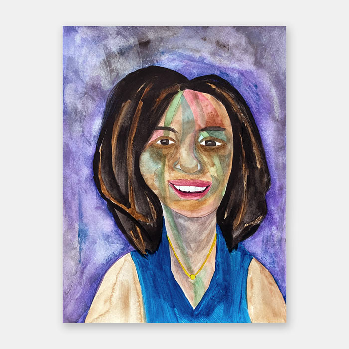 original watercolor painting by artist Mark McKinney