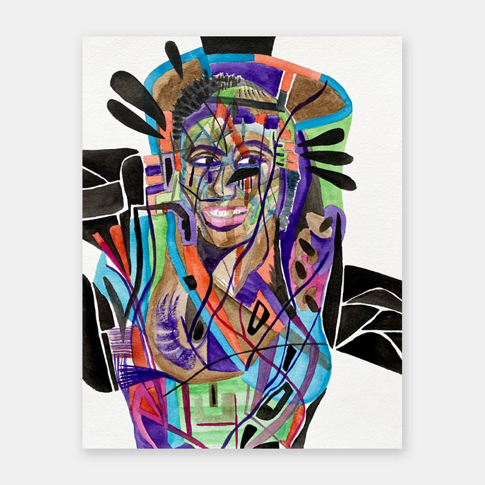 watercolor painting by Mark McKinney