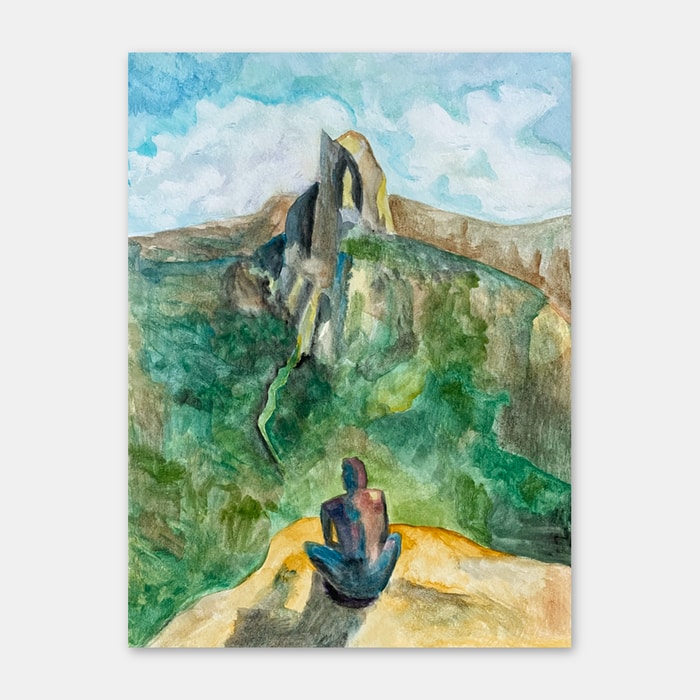 watercolor painting by artist Mark McKinney