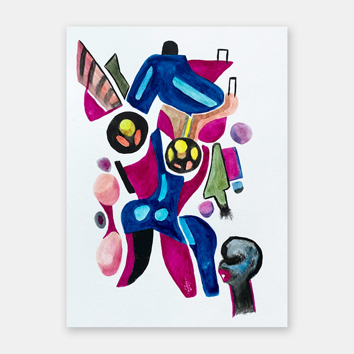 watercolor painting by artist Mark McKinney