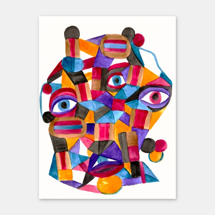 original watercolor painting by artist Mark McKinney