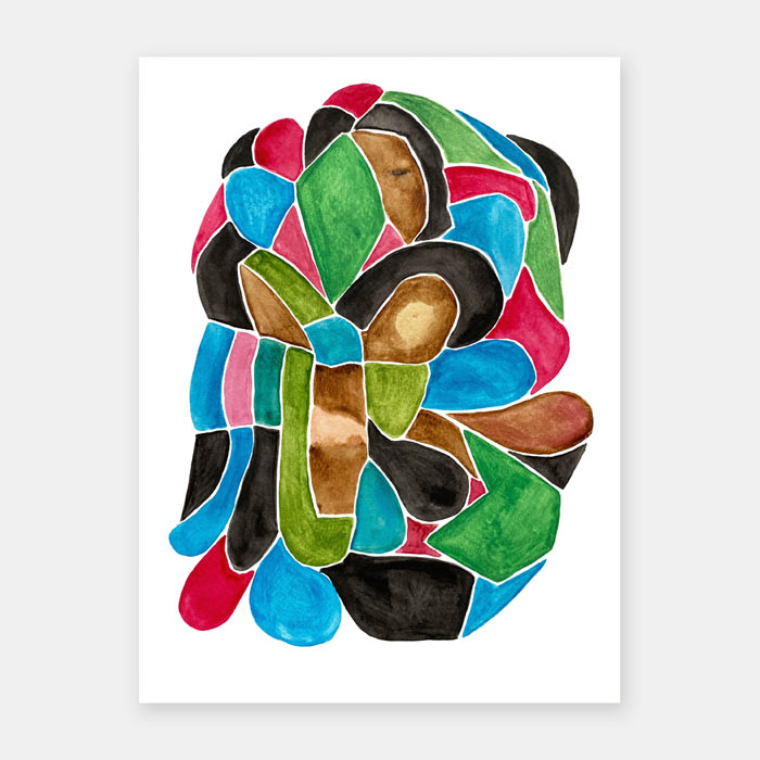 watercolor painting on paper by Mark McKinney