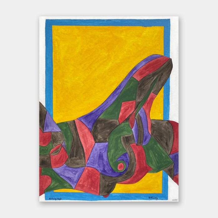 watercolor painting by artist Mark McKinney