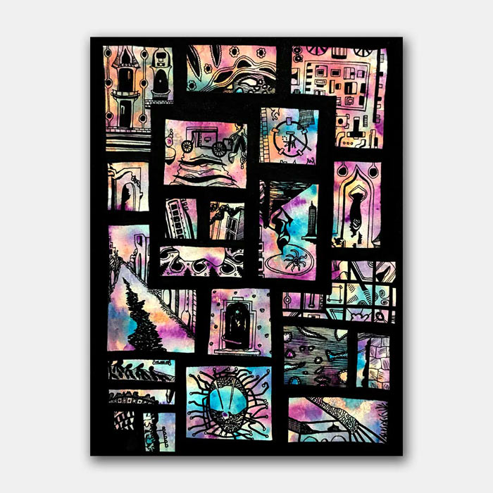 watercolor painting by artist Mark McKinney