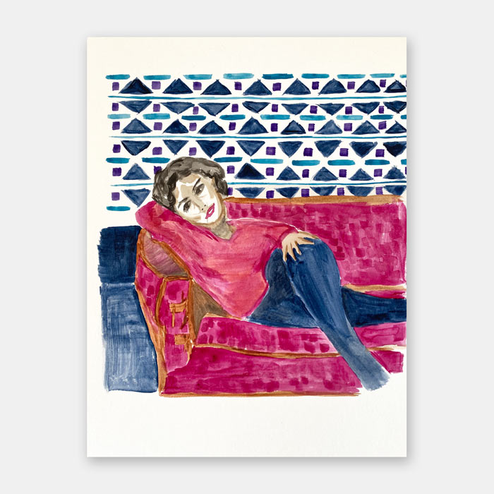 watercolor painting by Mark McKinney