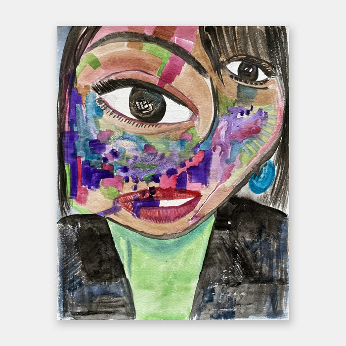 watercolor painting by Mark McKinney