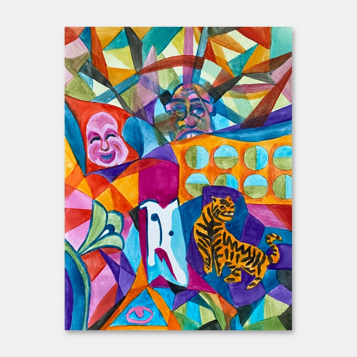 watercolor painting by artist Mark McKinney