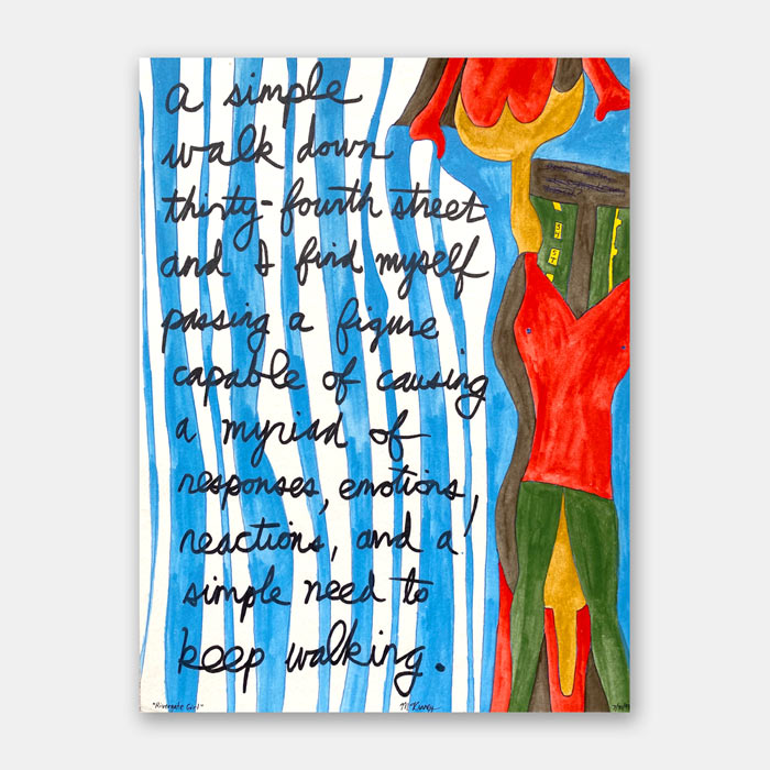 original watercolor painting by artist Mark McKinney