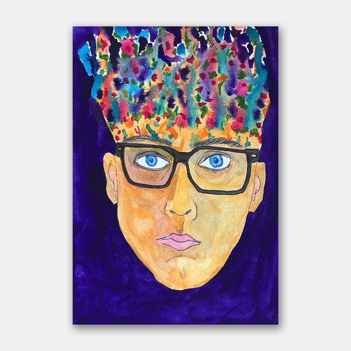 watercolor painting by artist Mark McKinney