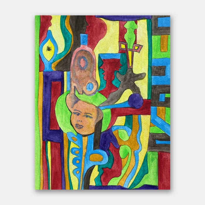 watercolor painting by artist Mark McKinney