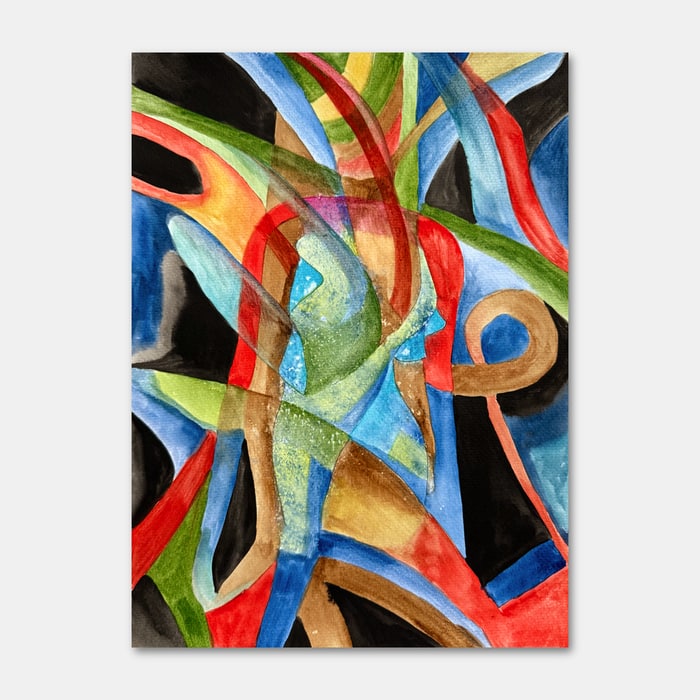 original watercolor painting by artist Mark McKinney