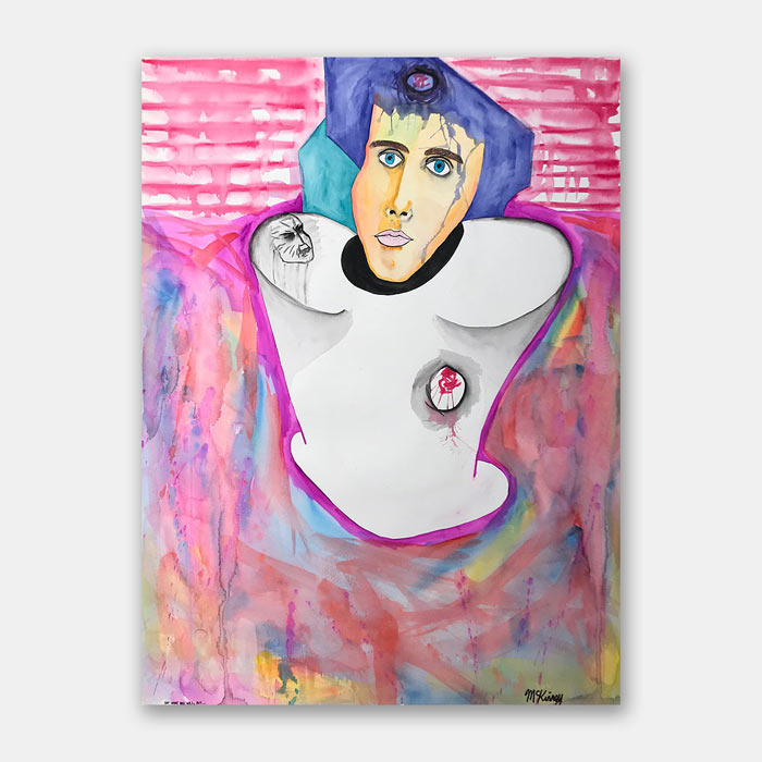 watercolor painting by artist Mark McKinney