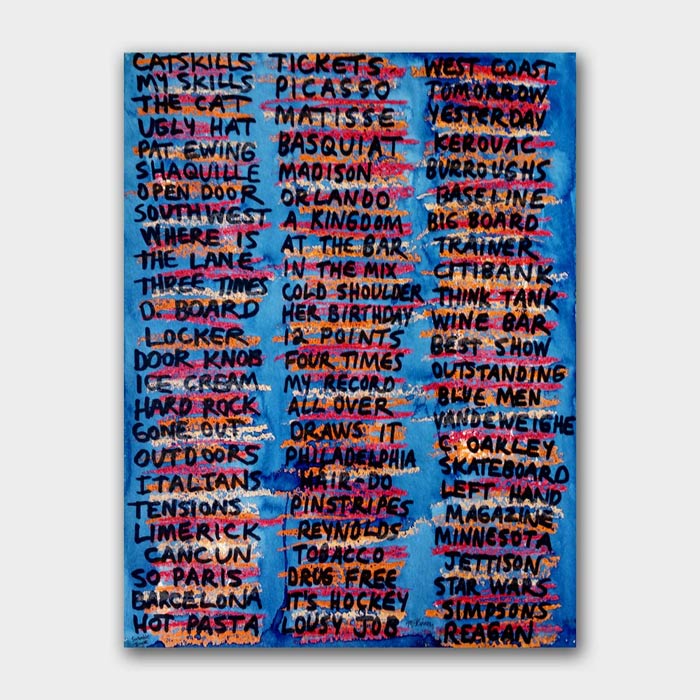 original watercolor painting by artist Mark McKinney