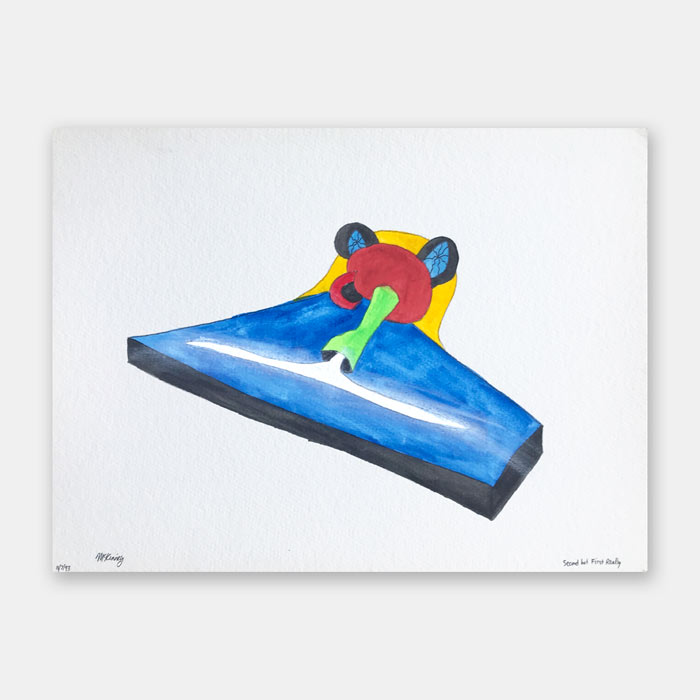 original watercolor painting by artist Mark McKinney