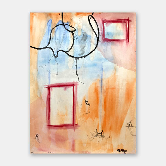 original watercolor painting by artist Mark McKinney